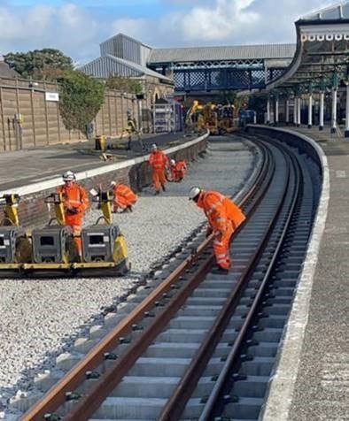 Bridlington track work