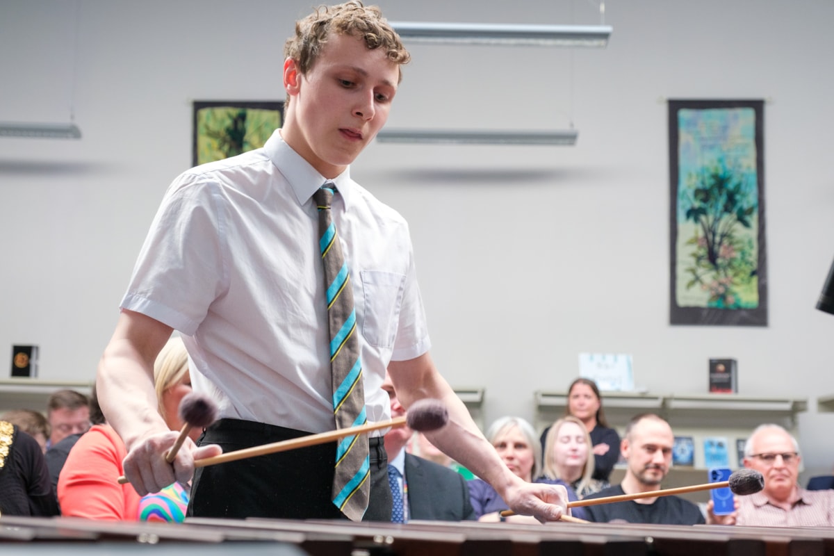 Gregor performing