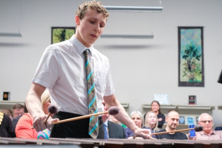 Gregor performing
