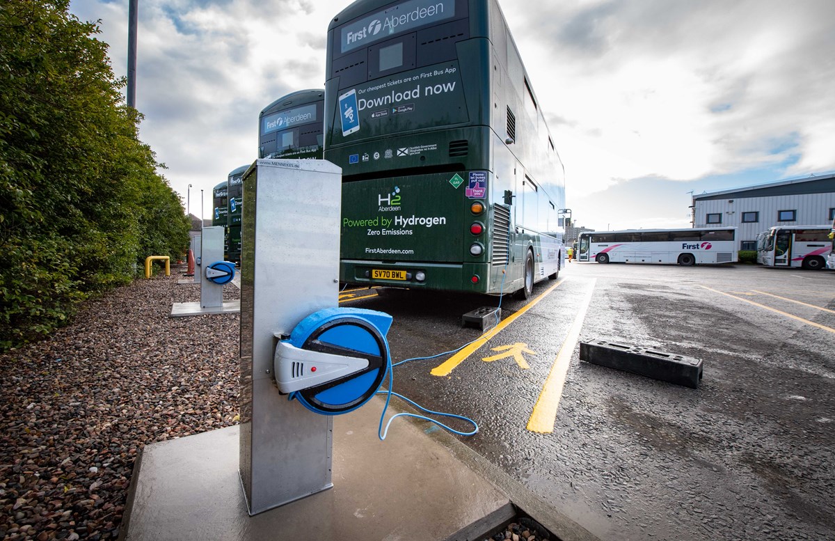 First Aberdeen - Hydrogen bus