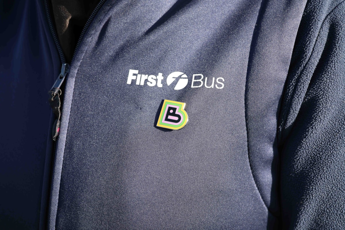 Driver uniform with BD2025 badge