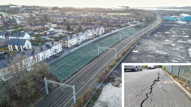 Potteries protected: Stoke-on-Trent street collapse stopped in its tracks: Stoke-on-Trent West Parade work complete composite