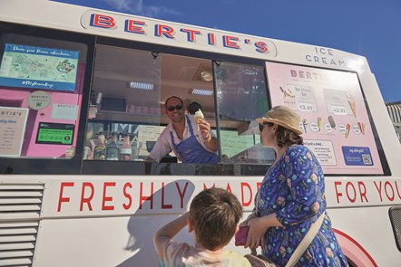 Berties Ice Cream at Combe
