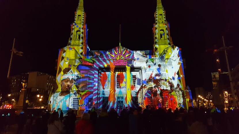 Chance for artists to shine at dazzling arts spectacular: Light Night Civic Hall.jpg