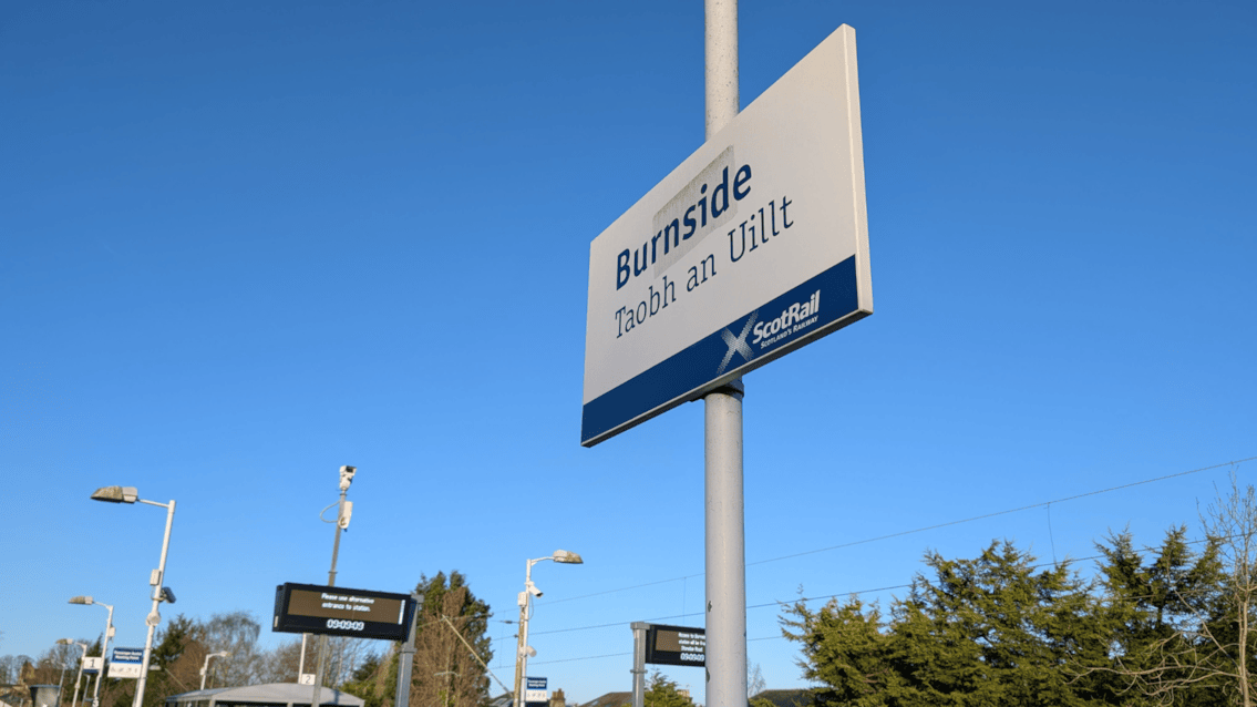 Burnside Station sign 170226