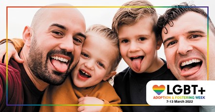LGBT  Fostering and adoption Week - Facebook image