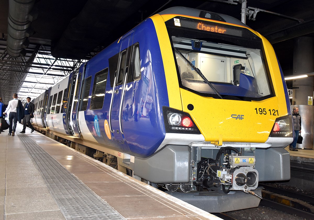 Class 195 at Manchester Victoria 2