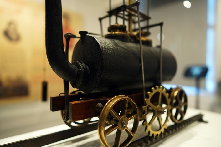 Salamanca returns: The model of Salamanca, which is the world's oldest model of a locomotive.