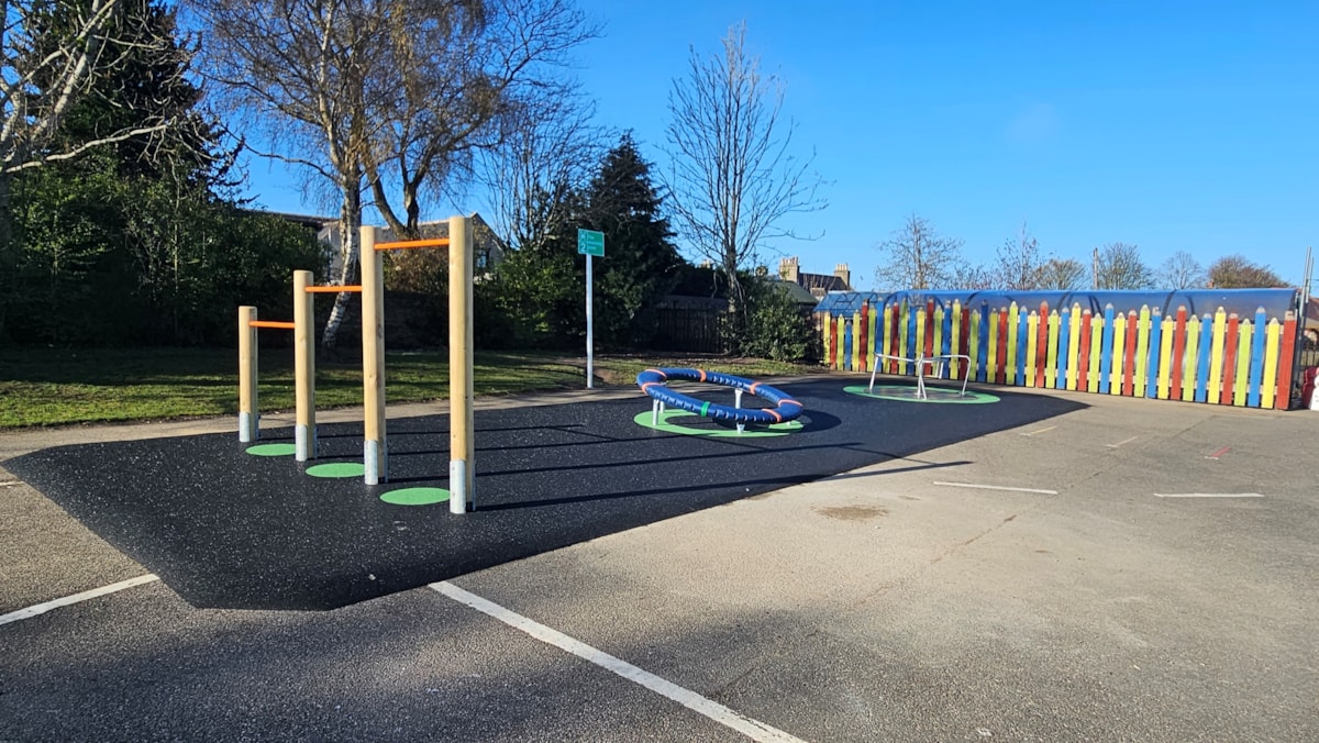 New playground equipment installed at Keith Primary School