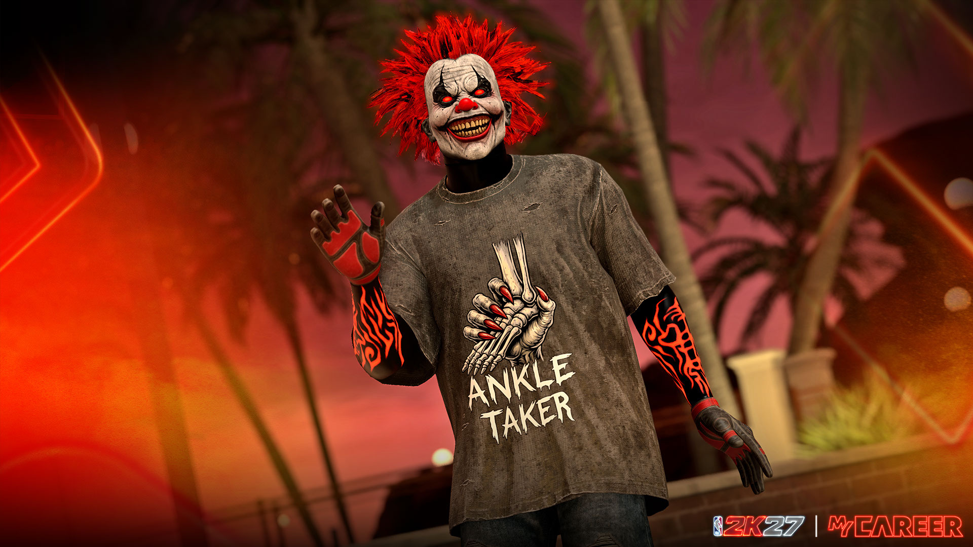 Ankle Taker Halloween clown costume unlockable in NBA 2K27 Season 2