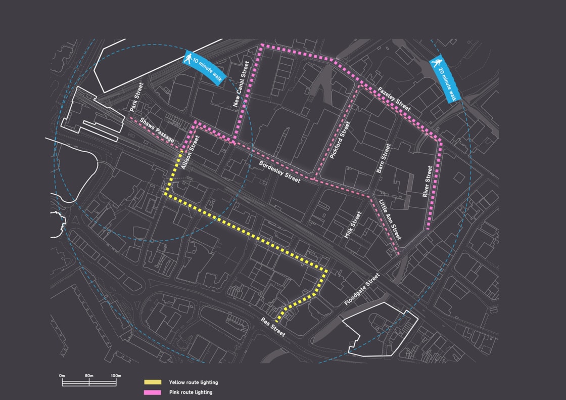 Work begins on Digbeth lighting scheme following HS2 grant