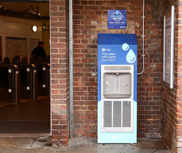 TfL Image - Water refill point outside station
