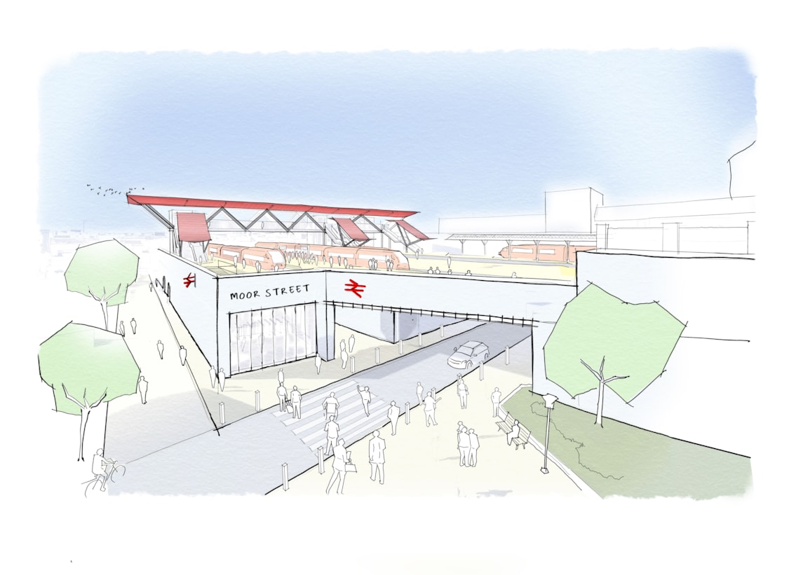 Moor Street Station Northern entrance