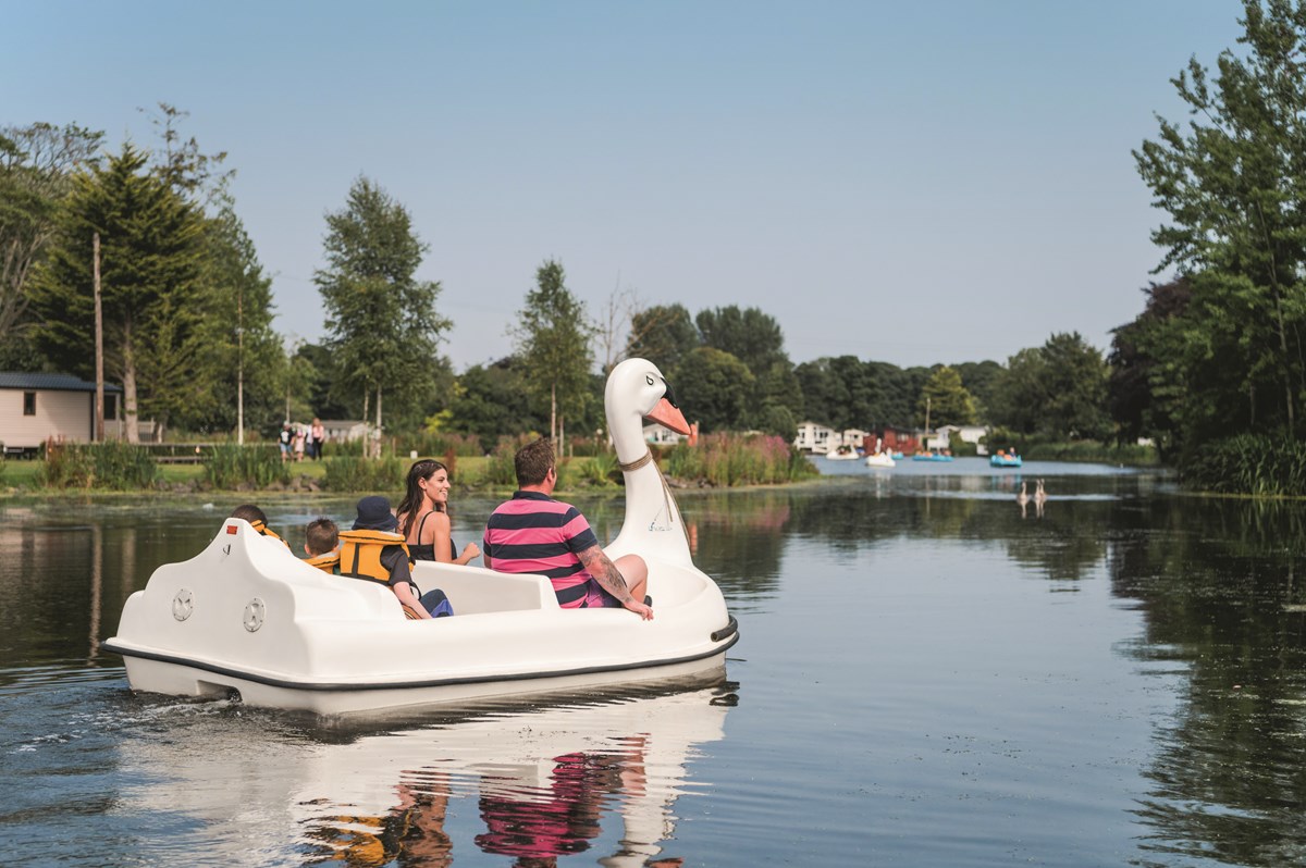 Boating Lake at Haggerston Castle