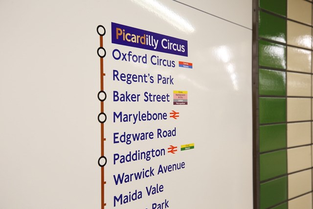 TfL Image - PICARDilly line diagram