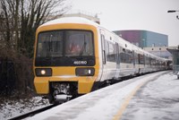 SE and Network Rail respond to Lewisham weather disruption: Dartford in snow