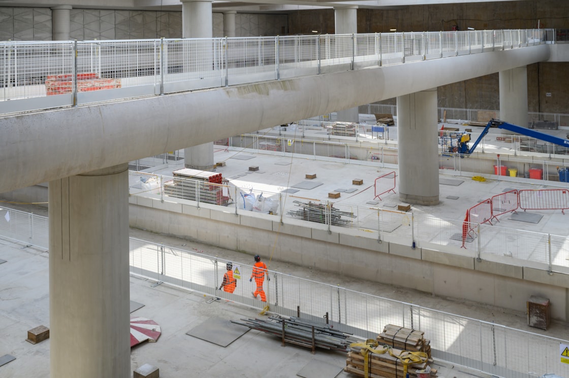 HS2 Old Oak Common high speed platforms completed
