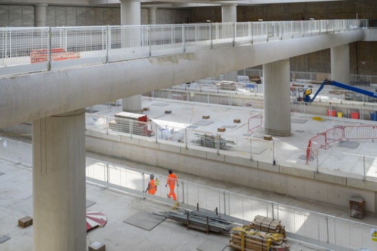 HS2 Old Oak Common high speed platforms completed: HS2 Old Oak Common high speed platforms completed