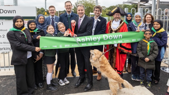 Celebration as Bristol’s new Ashley Down station gets ready for passengers: Ashley Down station event Bristol