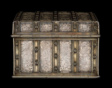 06. Silver casket. Image copyright National Museums Scotland