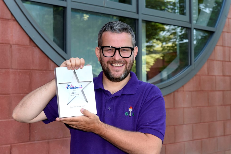 Scottish Education Awards 2018 – Chris Smith is Teacher of the Year