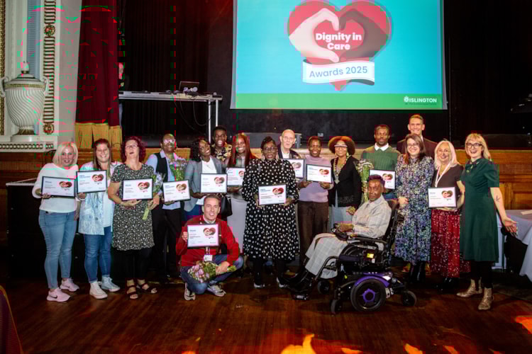 Islington carers celebrated at Dignity in Care Awards