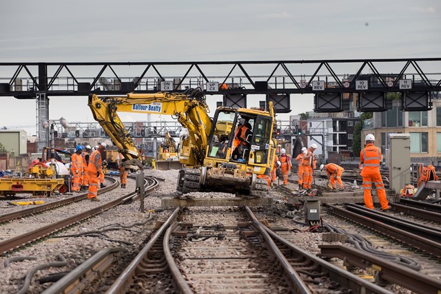 Rail network in Sussex will be open for business this Christmas and New Year: LBG-preparing to lay new track