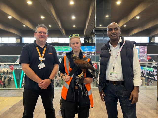 Oscar and Euston station colleagues: Oscar and Euston station colleagues