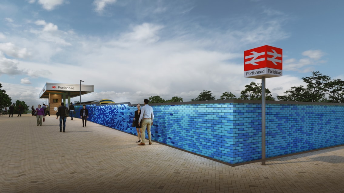 Portishead to Bristol railway: public invited to find out more with work set to start: Portishead Station View 2-2