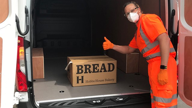Network Rail signallers have helped deliver 500 meals a week in Bristol