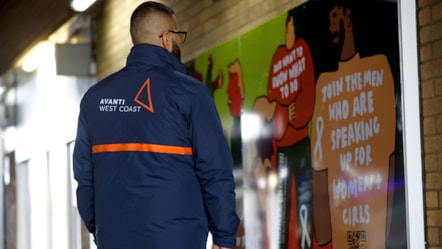 White Ribbon Mural Birmingham International 4