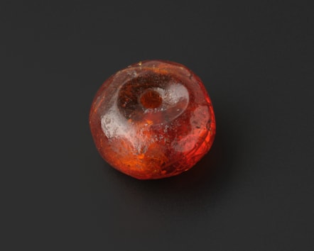 Amber bead charm from Skye