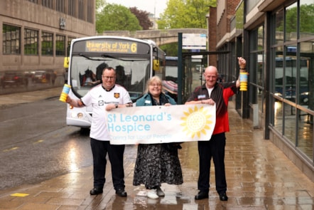 York drivers sports support for St Leonard's Hospice