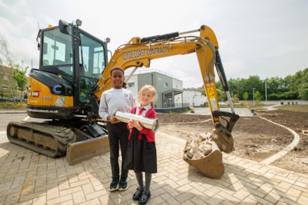 Emily and Osinachi from St Sophia's Primary