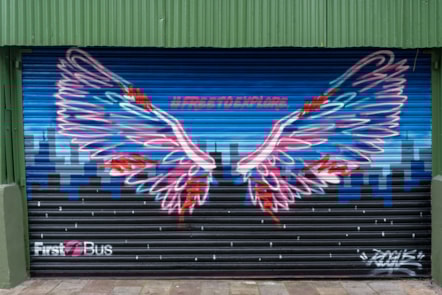 First Bus Mural