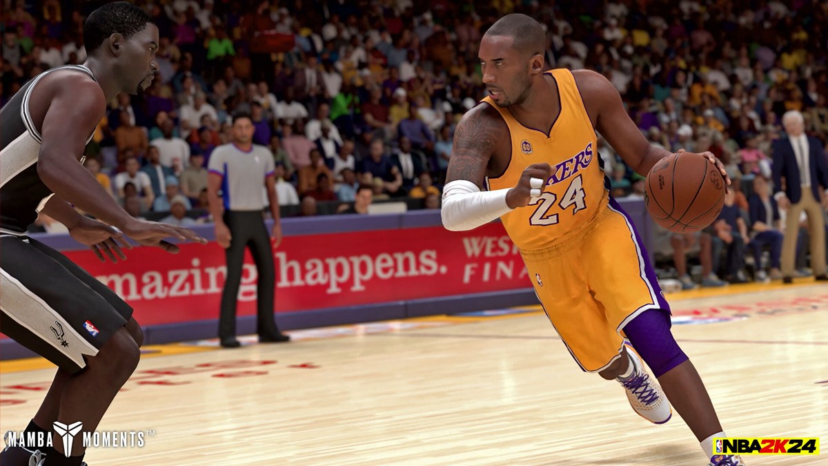 NBA 2K24 MAMBA MOMENTS Manejo vs Spurs