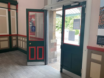 Accessibility Fund Cumbria - Ticket office door inside