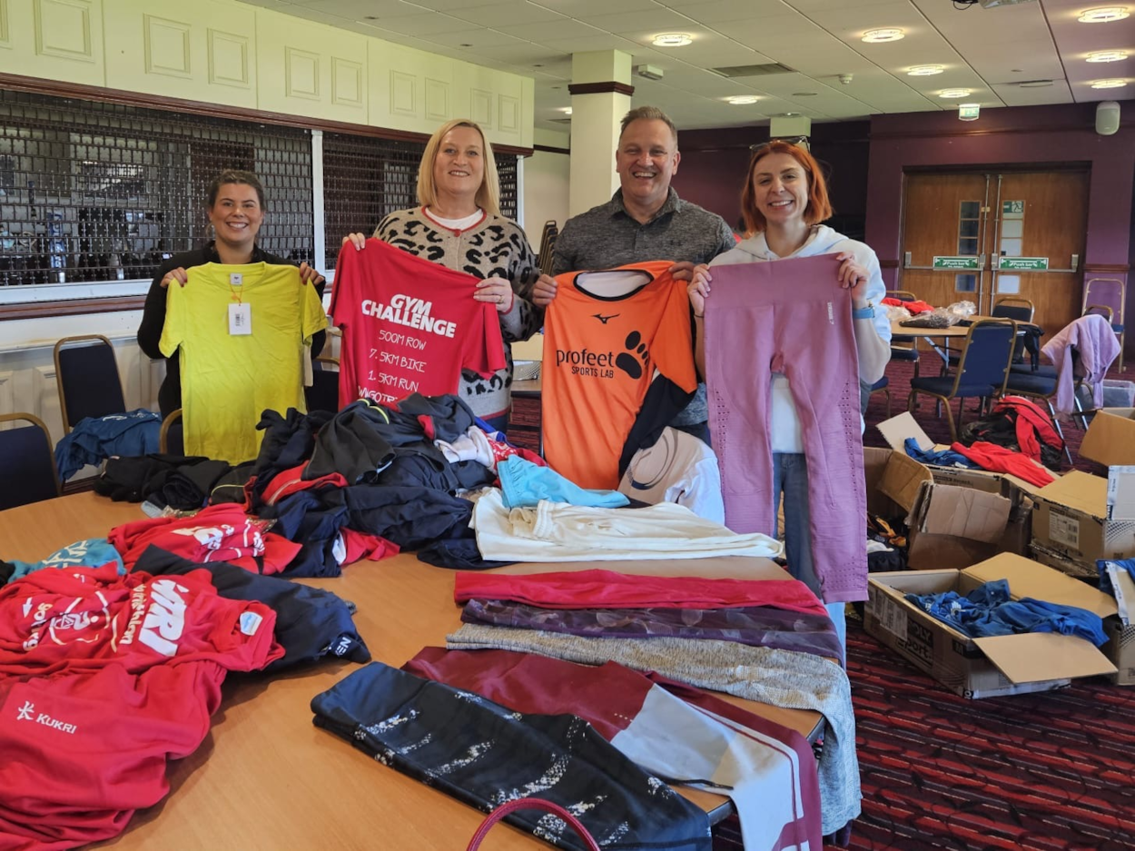 KEEP community day at John Charles: 1,890 pieces of sport kit were donated at an event held at John Charles Centre for Sport, to tackle inequality in sports.