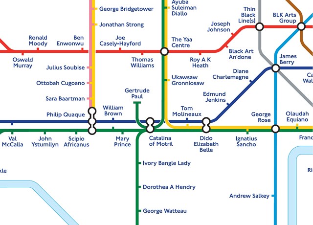 TfL Image - Black History Tube map extract 1