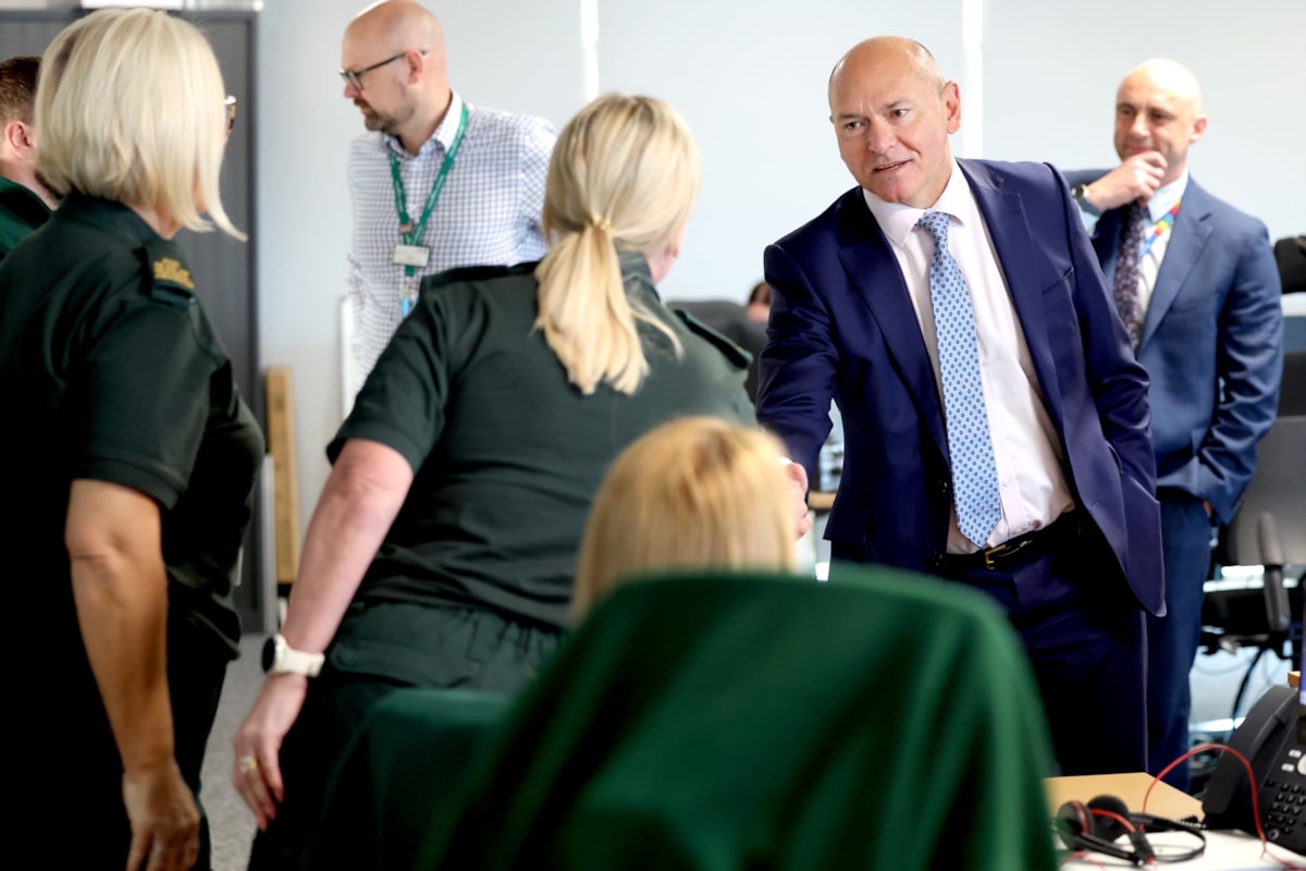 Sir Jim Mackey meets NEAS colleagues on his visit