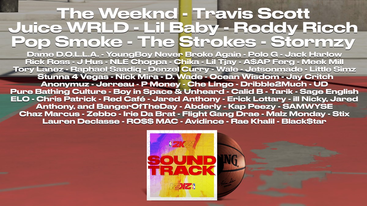 NBA 2K21 Soundtrack Artists