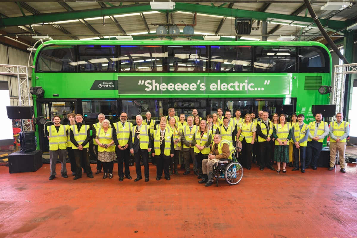Unveiling the new electric buses in Weston-super-Mare @JonCraig Photos