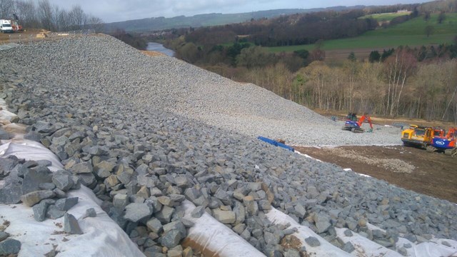 Work is still going on at Farnley Haugh above the West Line