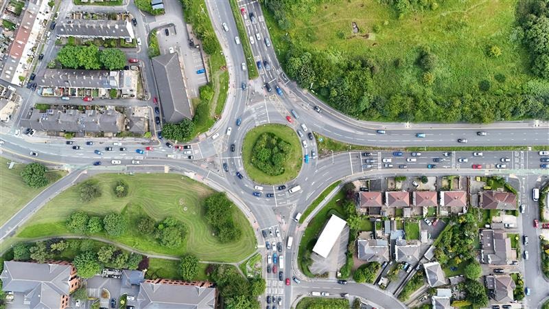 Dawsons Corner junction aerial