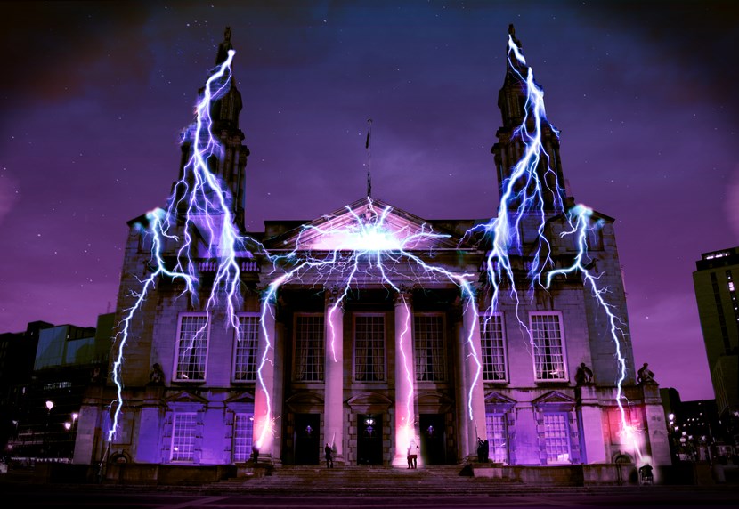Natural wonders to illuminate Leeds as Light Night returns: 01. Lightning Catchers by Seb Lee-Delisle