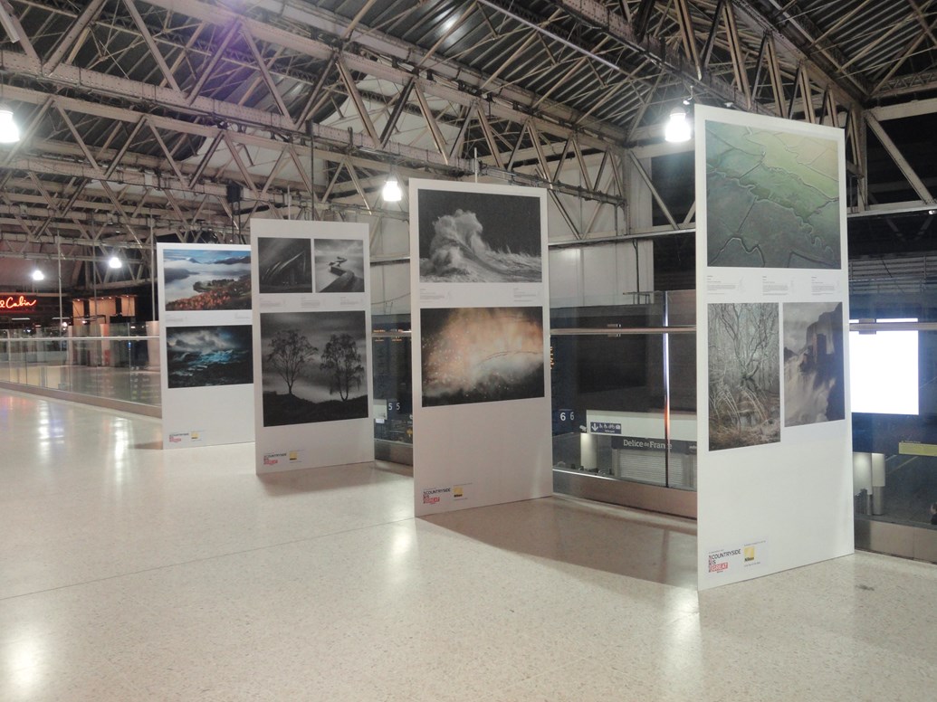 Britain’s busiest railway station turns into art gallery for Landscape