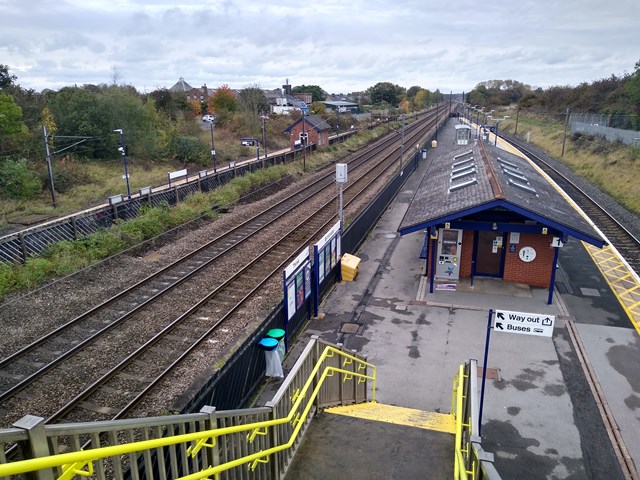 Progress towards step-free access at Thirsk station: Thirsk station, photo credit: TransPennine Express