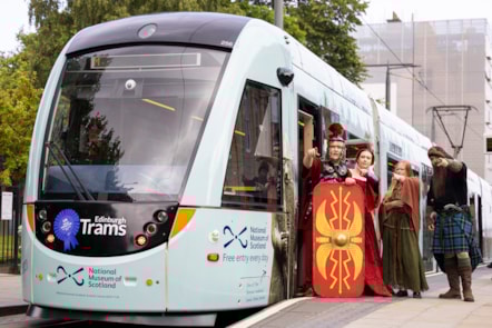 The National Museum of Scotland Tram launched this morning, 4 July. Photo (c) Duncan McGlynn (10)