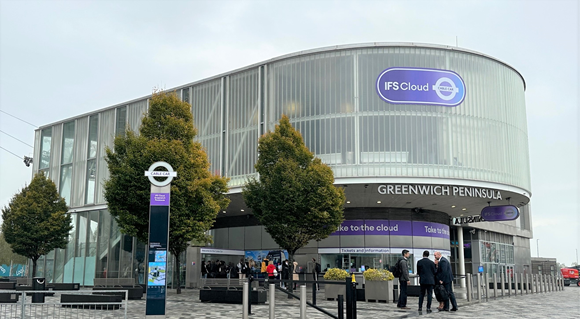 TfL Press Release - New sponsorship underway for IFS Cloud Cable Car: TfL Image - IFS Cloud Cable Car Greenwich Peninsula