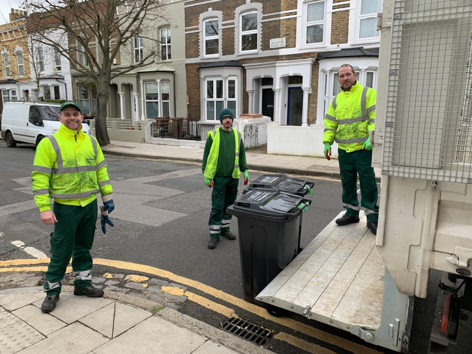 Waste crews have now completed the delivery of new wheelie bins